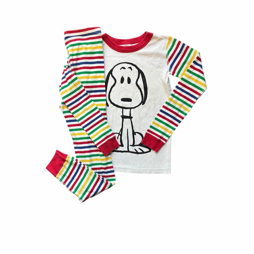 Hanna Andersson Organic Snoopy Pajamas Made in Peru